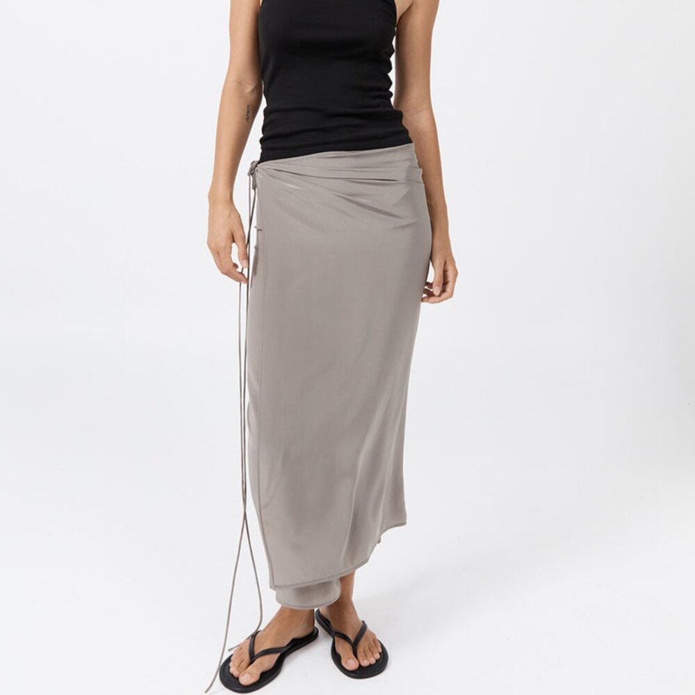 RARE St. Agni Silk Wrap Skirt NWT (XS/S)